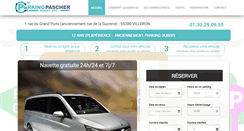 Desktop Screenshot of parkingpascher.com