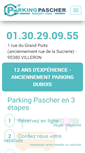 Mobile Screenshot of parkingpascher.com